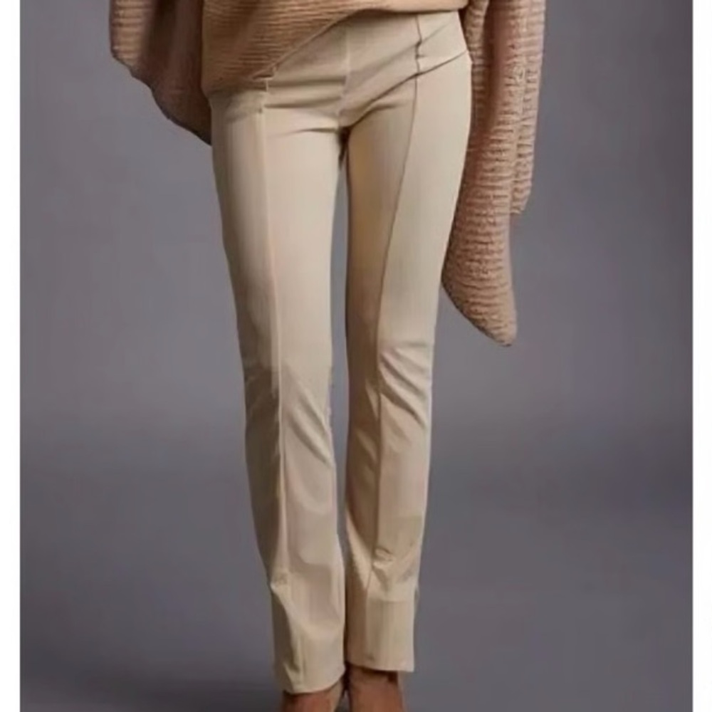 En Saison Anthropologie Cream Tailored Pants